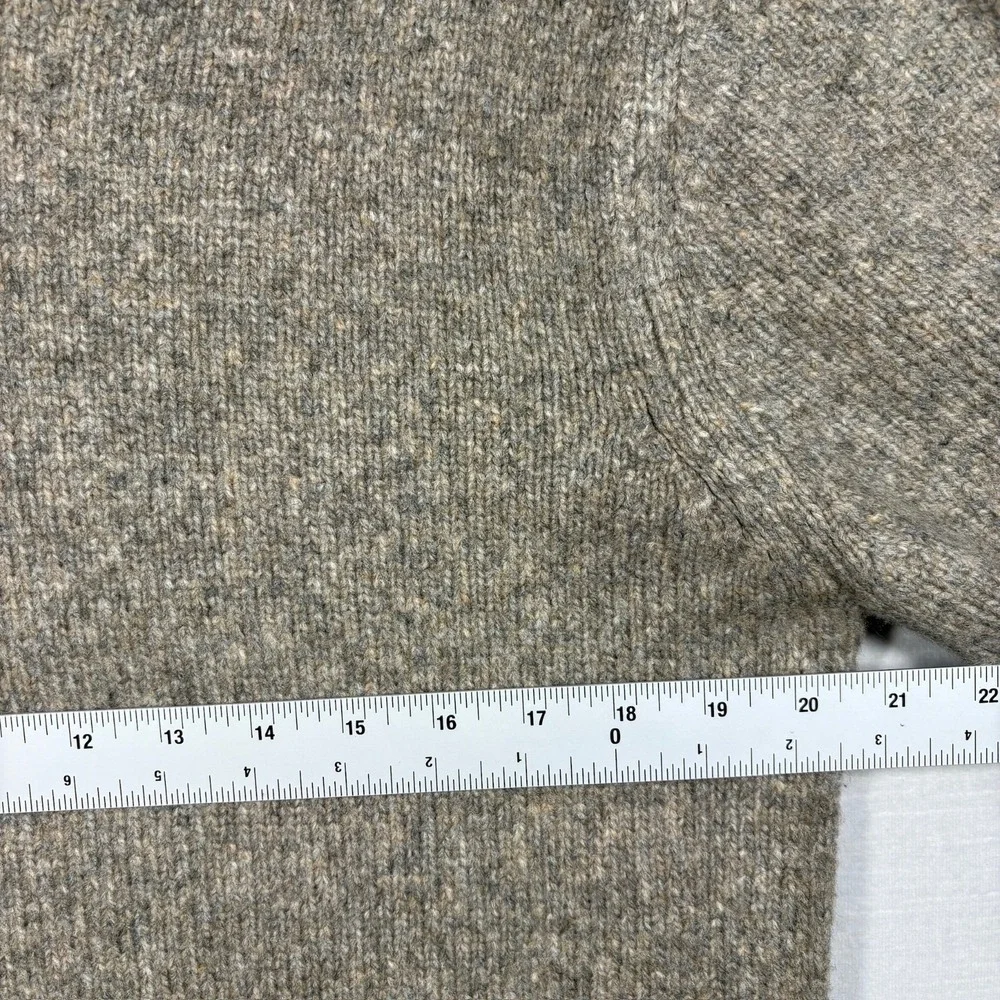 Abercrombie & Fitch Soft Sweater Mens Small Beige Crew Neck Knit Pullover Preppy - Picture 7 of 12